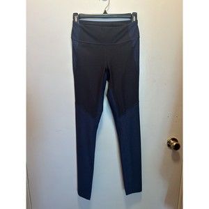 Outdoor Voices Blue Color Block Full Length Leggings Size S Small